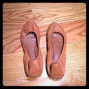Tory Burch Camel Flats